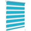 WOLTU Tenda a Rullo per interni Doppio Strato Giorno e Notte, Fissaggio a Morsetto Senza Foratura, Tenda Traslucida Oscurante per Finestra o Porta, 65x150 cm [Larghezza Tessuto: 62 cm], Turchese