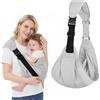 AYESY Marsupio Neonato 3-24 Mesi,Marsupio Neonato Regolabile con fibbia