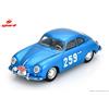 Spark S6138 1:43 Porsche 356 1500 Rally Monte Carlo 1955 Car Blu Modellino