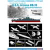 Dragon 500777127 - 1:700 U.S.S. Arizona BB-39 w/Type 97