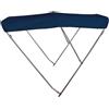 Osculati Tendalino 3 archi Inox alto cm 170/180 blu Capottina barca - Tenda Nautica para sole Osculati