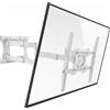 Titon Flex 80 Cm Supporto TV Parete Bianco per 42-85 Pollici - Braccio TV Estens