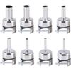 Crabop 8Pcs Ugello Aria Calda Kit Lega di Alluminio per SMD Stazione di Rilavorazione 850 852D per bga Dissaldatura Punte 3-12mm