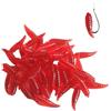 Generico Verme per trota, esche morbide per la pesca alla spigola - 50 esche da pesca senza erbacce con verme del pane - Esche da al verme del pane per acqua, testa di serpente, acqua salata, sp