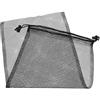 NUOBESTY Sacca in Nylon Traforato per Pinne da Nuoto Chiusura a Cordoncino, Resistente e Riutilizzabile, per Immersioni e Attività Acquatiche, Colore Nero 25x50cm