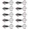 JAMIEKA 10 esche da pesca morbide artificiali swimbait galleggianti gamberi gamberi esche per pesca all'aperto facile da usare gamberi esca artificiale da nuoto all'aperto