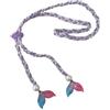 KQFCAZRE Cordino per Maschera Subacquea Fatto a Mano per Capelli Lunghi, Accessorio per Snorkeling, Regolazione, Rosa Viola