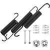 JECOMPRIS Kit Molle Freno in Metallo per Golf Cart Compatibile Pedale e Accessori Argento Installazione Rapida per Veicoli Club Car