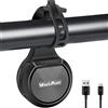 Silvotek Campanello Bici Elettronico - Regolabile 80-130dB Clacson Bici Elettrica con Antifurto Allarme Bici e IPX6 Impermeabile,USB Ricaricabile Campanello Bicicletta per Mountain Bike e Bici da Strada