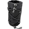 KQFCAZRE Porta Borraccia da Esterno, Custodia per Borraccia, Attacco per Zaino, Nylon Ad Alta Resistenza, Doppio Strato, Coulisse Elastica, Portatile, Nero