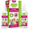 BACTERISAN Bacterisan Pack Pediculicida - Elimina pidocchi e lendini 100 ml - Shampoo e lozione anti pidocchi - Lendrera plus cappello da regalo, bianco, 2 pezzi (confezione da 1)
