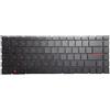 RTDPART Tastiera Retroilluminata per Laptop Parole Rosse per MSI GF63 Thin 11UC 11UD 11SC 11SCV MS-16R6 Italia IT Nero Senza Cornice Nuovo
