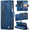 XKchatpt Custodia a portafoglio per Samsung Galaxy Z Fold 7, custodia in pelle PU con [portapenne], [blocco RFID] [3 porta carte] custodia protettiva antiurto per Samsung Galaxy Z Fold 7 (Blu)