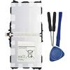Bestome - Batteria di ricambio compatibile con Samsung Galaxy Note 10.1 2014, SM-P6000ZWYXAR, SM-P601, SM-P605,SM-P605M,SM-P605V,SM-P607T,SM-T525,SM-T527P,AAaD828oS/T-B, T8220E, T8220K con utensili