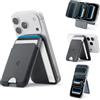 Spigen Nano Pop S MagFit Portafoglio (5 carte) Magsafe Wallet Magnetico Portacarte Compatibile con iPhone 17/16/15/14/13/12 Modelle, Accessori MagSafe - Black Sesame