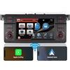 THIHPHOATLI Autoradio DSP ad alta potenza per BMW Serie 3 E46 Rover MG ZT X3 M3 stereo radio schermo con carplay wireless integrato e Android Auto Navi controllo del volante Bluetooth 1080P IPS 7 radio AM/FM/RDS