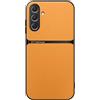 Kepuch Cover per Samsung Galaxy A36 - Custodia Case Piastra Metallica Incorporata Litchi Grano - Giallo