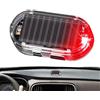 Générique Auto Allarme - Allarme Falso Auto | Luce di Sicurezza Interna di Avviso, Ricarica Solare Con Porta USB, Lampada Di Sicurezza Lampeggiante, Faro LED Antifurto, Garage De Cara