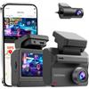 DDPAI Z50 Pro Dash Cam Auto, Dashcam Dual 4K+1080P Wi-Fi 6 5G, GPS, Schermo IPS da 3, Sorveglianza Parcheggio 24h, Visione Notturna, ADAS, Registrazione in Loop, Sensore di Gravità, Supercondensatore