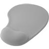 OcioDual Tappetino Mouse Poggiapolsi, Tessuto Morbido con Base in Gomma Antiscivolo, Colore Grigio, Tappetino Mouse Ergonomico con Supporto in Gel, Gioco, Ufficio