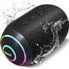 RIENOK S4 Altoparlante Bluetooth Portatile Bluetooth 5.3 Potente Impermeabile IPX7 Piccolo Wireless Accoppiamento Stereo Supporta TF Card