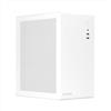 Nuwo Eguera A123 Case Compatto MicroATX per PC Desktop Office Mini Tower 0.6MM SPCC, USB 3.0, Pannelli Laterali in Mesh, Bianco