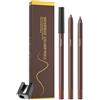 Generico Eyeliner Gel - Resistente Acqua Sbavature, Punta Precisione Scorrevole Morbida, Include Accessorio Temperamatite, Formula Matte Cremosa Lunga Durata | per Trucco Quotidiano Donne