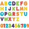 Nuby Lettere e Numeri in Schiuma per il Bagno - 36 pezzi multicolori per imparare a contare e scrivere giocando - Aderiscono alle pareti della vasca - Dai 3 Anni