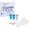 MOMOMI Decoden Cream Refill, 1 Kit per Decorazione Cover e Supporti con Crema Sintetica, Beccucci, Spatola, sac à Poche