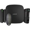 Ajax StarterKit Cam Plus HDR (8EU) ASP Kit Allarme Professionale Wireless 4G HDR Nero GPRS/Ethernet - Cod. 156256.382.BL1