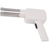 Enfmay Macchina per pasta a mano senza fili, macchina elettrica portatile con 9 stampi per pasta, 2 strumenti per la produzione di salsicce, macchina automatica ricaricabile per pasta fatta in casa (bianco)
