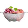 Generic Colapasta da cucina in acciaio inossidabile,Colino in acciaio inox - Colino da cucina per lavare frutta con maniglie,Colino per lavello, cestello colino, versatile, resistente al calore, per pas