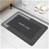 LXWINNER Tappetino Super Assorbente,Tappeto Bagno Diatomite,Microfibra Tappeto Assorbente,Tappeto Bagno Antiscivolo Tappetino Doccia Asciugatura Rapida, per Casa,Camera da Letto,Cucina, (60_x_90_cm, CF33)