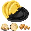 lomdung Sigillante per Tortilla 3 in 1, 15,2-20,3-25,4cm Tortilla Sealer Crimper Press Maker, Macchina per Quesadilla, Design Seghettato a Prova di Perdite, per Preparare Torte, Pancake e Gnocchi