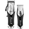 Wahl Launch Combo, Set da Barbiere Senza Cavo con Lame Amovibili | Set da Barbiere senza Cavo, Tagliacapelli e Rifinitore, Motore Rotativo 6000 Giri/min, Batteria 150 Minuti, Kit Completo