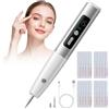 Lomffy Penna al Plasma, Penna per La Rimozione di Escrescenze Cutanee con 15 Livelli Regolabili Ricaricabile tramite USB e con display LCD Skin Tag Remover per Nei Verruche Lentiggini Macchie Scure