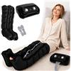 Generic Pressoterapia per Casa 6 Camere (Nero, 2 Gambe L)