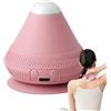 Generic Palla massaggiante montabile, rullo elettrico per fascia, con supporto a ventosa e calore, strumento per la muscolatura di schiena, piedi, yoga, recupero fitness, benessere per uomini e donne