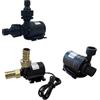 FLVRJOKT Pompa 'acqua Solare ad alta pressione DC12V/24V Sollevamento 5M 800L/H Motore brushless Pompe sommergibili for acqua Giunto a rottura rapida(12V Plug)