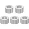 PATIKIL 5pz Distanziali in alluminio M4 4,2mm ID x 8mm OD x 5mm L Vite | Distanziatore Metallico alluminio, Distanziale alluminio, Distanziatore Rotondo, per 5/32 o Bulloni a Vite M4