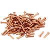 uxcell sourcing map 9mm, lunghezza 2mm x 8mm testa rotonda in rame massiccio Rivetti Fasteners Oro Tone 100Pezzi