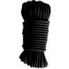 Tecplast Corda elastica Nera 20 m - Qualità PRO TECPLAST 9SW - Cavo per teloni con diametro 9 mm