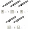 TopHomer 5 chiusure a pressione push to open, magnetiche, opache, pesanti, con hub da 20 mm, espulsore per porte di mobili senza maniglie, per cucina, armadio e cassetto, accessori inclusi