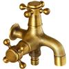 TangDao Rubinetto da Cucina in Bronzo Antico in Ottone Vintage per Cucina, Bagno, Giardino, Lavanderia (Duplice scopo-1)