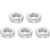 PATIKIL M3 Distanziali in Acciaio Inossidabile, 5pz Distanziatore Metallico Acciaio Inossidabile 3,1mm ID x 6mm OD X2mm L Vite Rotondo per 1/8 M3 Bulloni a Vite