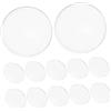 TOMETURE Vetro, Copertura in Vetro per Faretto Mr16 Gu10, 20 Pezzi | Faretto Cappa Cucina, Trasparenza, Alta Temperatura, Luce Uniforme, Installazione Facile, Decorativo, Esterno