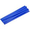 QUARKZMAN 15PCS Bacchette Di Saldatura Plastica Blu 9.5mm x 200mm Nastro Piatto In HDPE Per Riparazione Serbatoi D'Acqua Pallet Carrelli Elevatori Bidoni Della Spazzatura(0.4inch x 8inch)