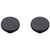 BOZONLI Maniglie per Mobili da Cucina, Maniglia per Mobili in Lega di Zinco, per Cucina, Armadio, Cassetto, Tiretti per Mobili, Foro singolo diametro 35 mm, Nero opaco, 2 Pezzi