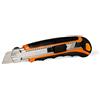 EDMA - Taglierino per Cartongesso con Lama Retrattile a Scatto da 25 mm - Blocco di Sicurezza - Cutter Professionale - 3 Lame di Ricambio Incluse -160655 - Per Uso Professionale e Fai da Te