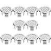 VILLCASE Anelli di Troppo Pieno, 10 Pezzi in Plastica, Copertura per Scarico Lavandino da Appoggio, Compatibile Lavabi Ceramici, Accessori per Bagno e Cucina